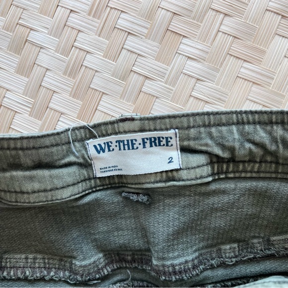 Free People Olive Cropped Pants - Picture 7 of 9